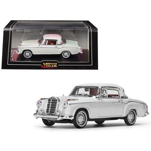 1958 Mercedes Benz 220 SE Coupe Ivory 1/43 Diecast Model Car by Vitesse - 1 of 3