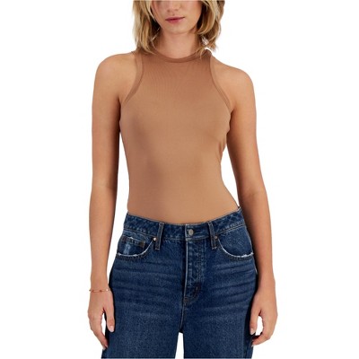 Almost Famous Womens Racerback Bodysuit Jumpsuit