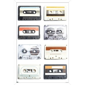 Trends International Cassettes Framed Wall Poster Prints - 1 of 4
