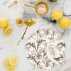 Iveta Abolina Poesie French Garden Cream Cutting Board - Round - image 2 of 3