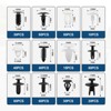 Itopfox 1101PCS Car Door Trim Panel Clips Kit with Fastener Remover, Universal Auto Push Pin Rivets Set for Various Vehicle Models - 2 of 4