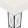 vidaXL Gazebo 9.8'x19.6' Cream Fabric - 4 of 4