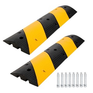 Rubber Speed Bump, Speed Bumps for Road, for Parking Lot, School, Warehouse, Hotel, Rated 66000 Lbs - 1 of 4
