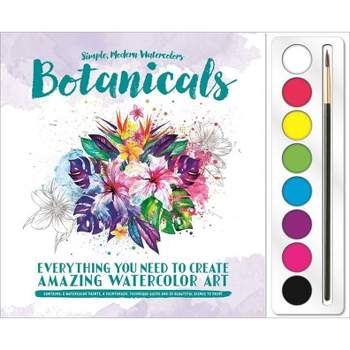 Painting Watercolor Botanicals Project Book & Course Guide- 65 Pages