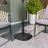 Pellebant 30-lb Outdoor Patio Umbrella Stand Base Holder Black - 2 of 4