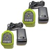 Ryobi 18v One+ Li-on & Ni-cad (2 Pack) Geniune Chargers # 140106007-2PK - 3 of 3