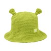 Shrek Ogre-Inspired Green Crochet Bucket Hat With 3D Ogre Ears - 2 of 4