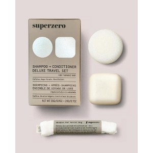 Superzero Shampoo + Conditioner Travel Set for Thinning Hair – Shampoo, Conditioner, and Travel Bag – Lightweight and Strengthening Kit - 1 of 1