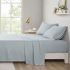 Elegant Smooth Solid Microfiber Sheet Set, All Season Bedding Set, Cozy Home Textile for Modern Bedroom Decor - 4 of 4
