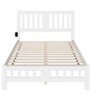 AFI Furnishings Tahoe Platform Bed F with Footboard WH - 3 of 4