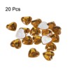 Unique Bargains Acrylic Flat Back Heart DIY Crafting Decor Jewelry Rhinestone 20 Pcs - 3 of 4