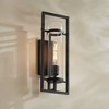 Possini Euro Design Possini Euro Castello 18"H Sand Black Marine Grade Outdoor Wall Light - 2 of 4