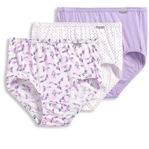 Jockey Womens Elance Brief 3 Pack Underwear Briefs 100% Cotton 5 ...