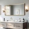 PexFix 47"x22" Rectangle Wall Mirror Framed Bathroom Mirror for Living Room - 2 of 4