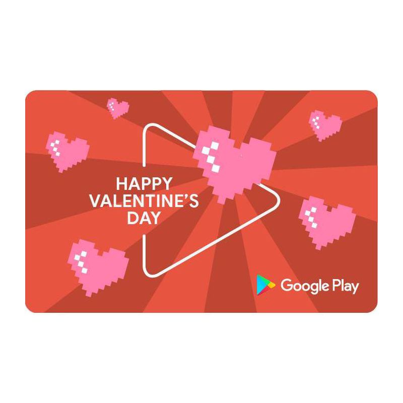 Google Play Valentine's Day Gift Card, 1 of 5