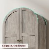 72" Tall Farmhouse Arched Kitchen Pantry Storage Cabinet with 2 Doors & Drawers, Large Wood Storage Cabinets with Thickened Shelves for Dining Room - 4 of 4