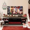 Hyleory Christmas 70'' fireplace Colorful Fireplace TV Stand with Storage, 7 Colors, Remote Control Control For Living Room - 2 of 4