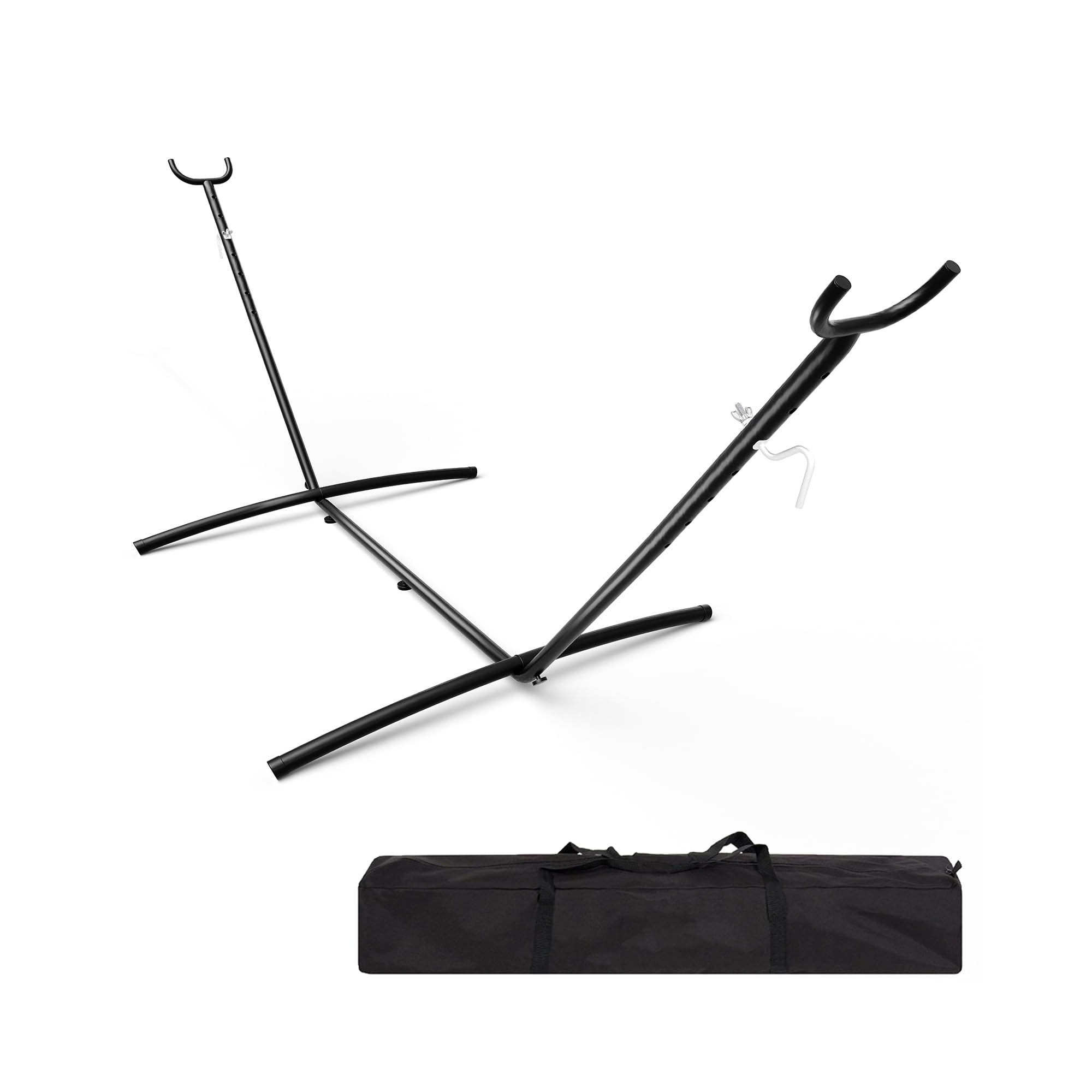 9FT Hammock Stand, Heavy Duty Adjustable Steel Hammock, 450-Pound Capacity, Weather Resistant and Easy to Assemble
