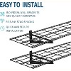 Heavy Duty Garage Wall Shelving with Hooks,Storage Shelve(Black, 2 Pack) - 4 of 4