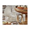 tagltd Antique White Earthenware Dolomite Thanksgiving Turkey Shaped Butter Dish, 5.5L x 6.43W x 7.51H. - 3 of 3