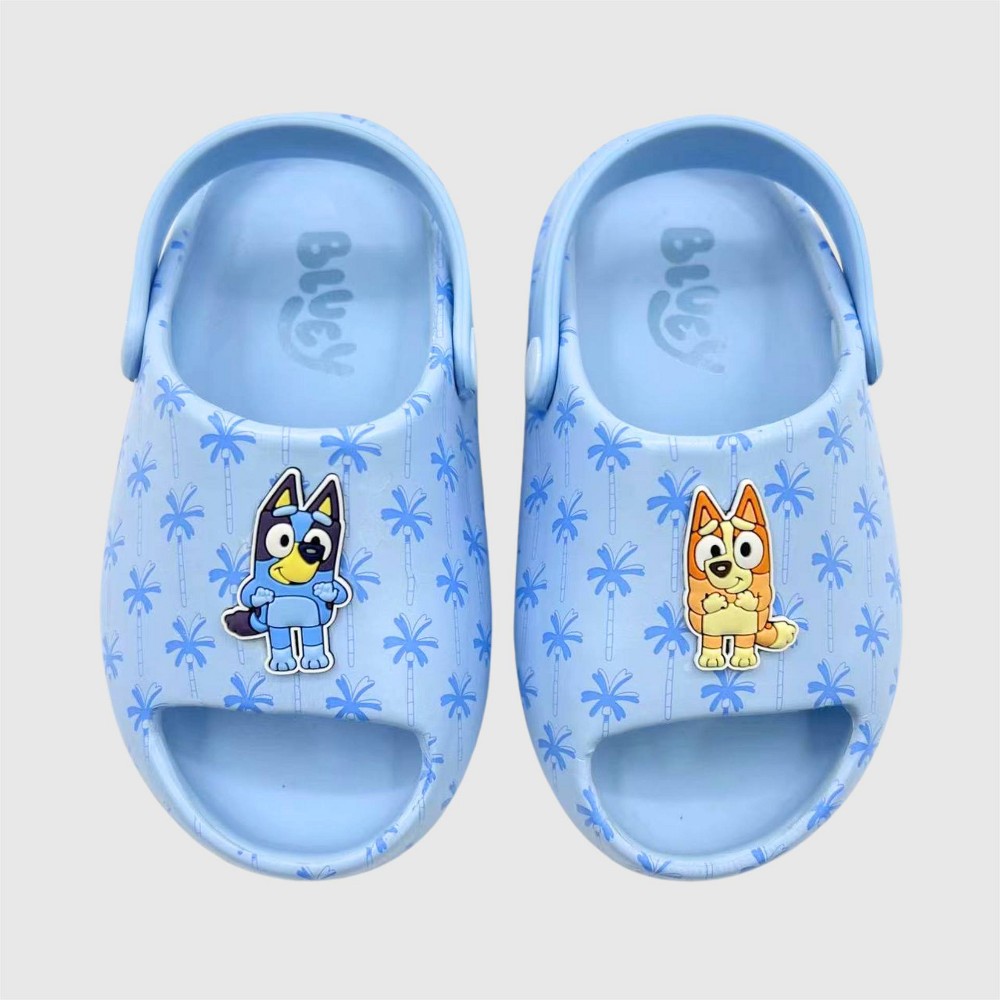 Toddler Bluey Comfort Slide Sandals - Blue (9T)
