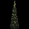 vidaXL Pop-up Christmas Tree Green PVC 59 in Collapsible - 5 x 2 ft - 4 of 4