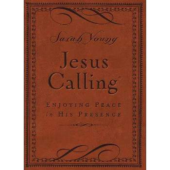 Jesus Calling, Small Brown Leathersoft, with Scripture References - by  Sarah Young (Leather Bound)
