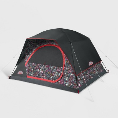 Vera Bradley + Coleman Skydome 4-Person Camping Tent - Eden Paisley Gray