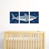 Big Dot of Happiness Shark Zone - Nursery Wall Art, Kids Room Decor and Jawsome Shark Home Decoration - Gift Ideas - 7.5 x 10 inches - Set of 3 Prints - image 2 of 4