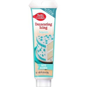 Betty Crocker Turquoise Decorating Icing Tube - 4.25oz - 1 of 3