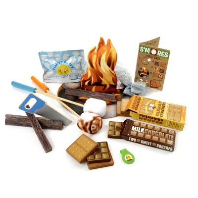 Melissa & Doug Let's Explore Campfire S'Mores Play Set - Play Campfire Sets  For Kids Ages 3+