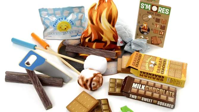 Melissa &#38; Doug Let&#39;s Explore S&#39;mores &#38; More Campfire Play Set, 2 of 17, play video