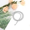 Unique Bargains Faux Pearl Handbag Strap Silver Tone 1 Pc - 4 of 4