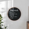 Flash Furniture Canterbury Round Wall Mounted Magnetic Chalkboards for Home or Business with Eraser and Chalk, Set of 2 - 2 of 4
