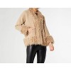 Women's Marley Shaggy Fur Trim Cardigan - COCO + CARMEN - 3 of 3