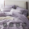5/7 Pcs Bedding Set with Cationic Dyeing for Striking Double-Sided Contrast - 4 of 4