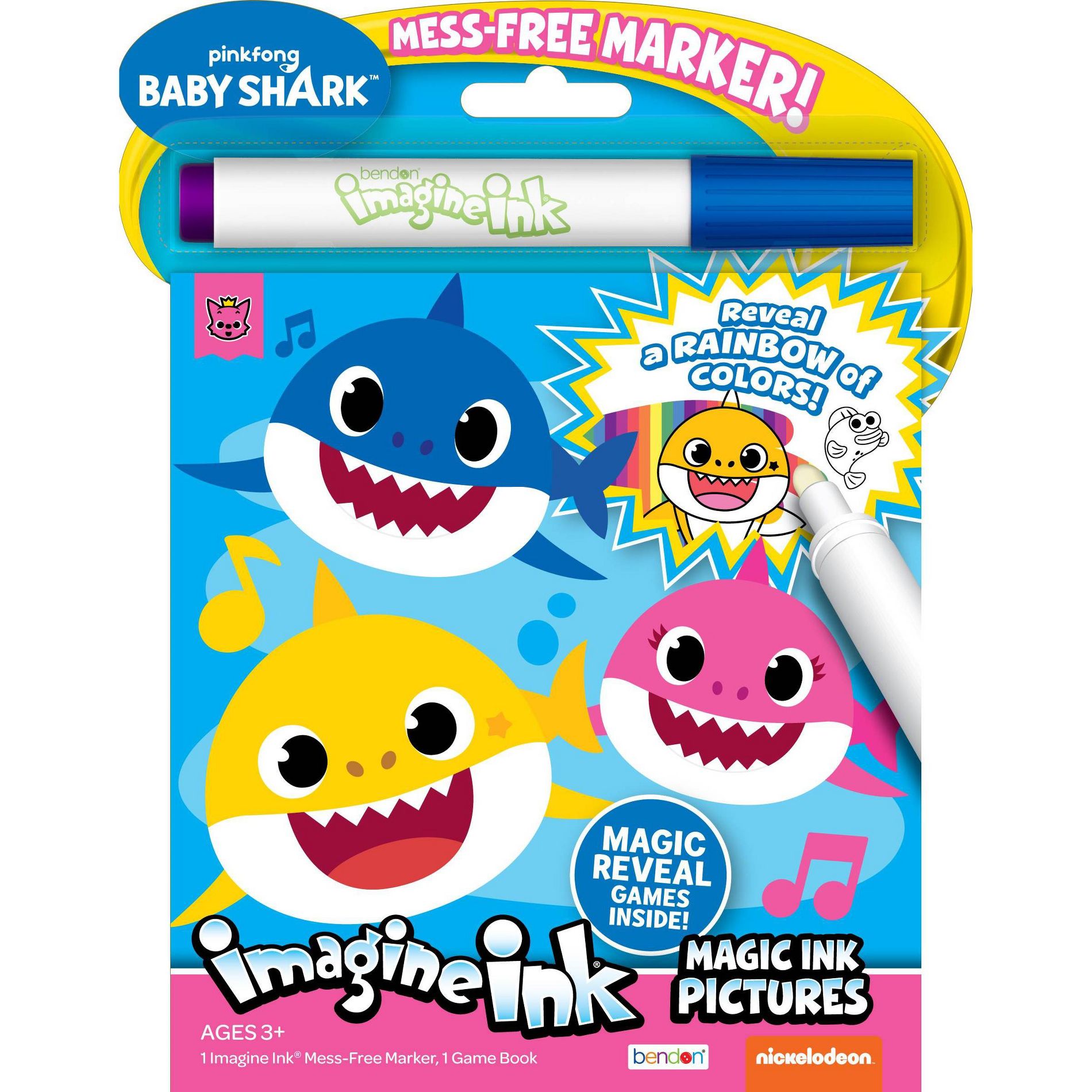 Baby Shark Imagine Ink Magic Ink Book