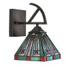 Chloe Lighting CH3T359BM06-WS1 Mission Copper-Foiled Blackish Bronze Wall Sconce - 2 of 4