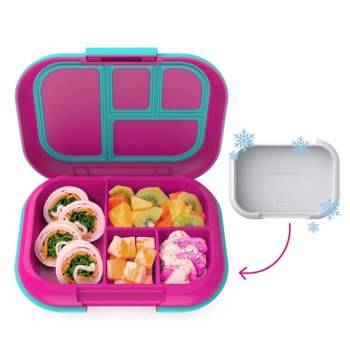 Bentgo Kids' Chill Lunch Box, Bento-Style Solution, 4 Compartments & Removable Ice Pack