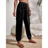 Joggers for Women Loose Drawstring High Waisted Cargo Pants with Pockets - 2 of 4