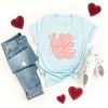Simply Sage Market Valentines Love Pink Short Sleeve Tee - 3 of 4