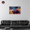 Notoriart Night Drive Vibes Car Wall Art Framed - 2 of 4
