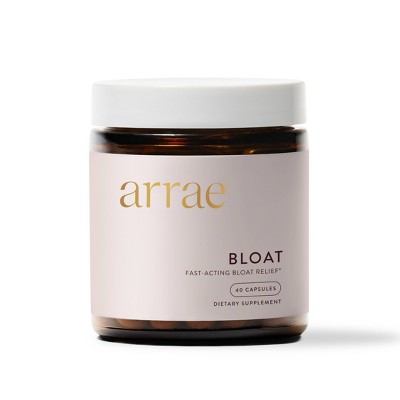 Arrae Bloat Vegan Dietary Supplement Capsules - 40ct
