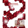 Every Day is Christmas Plastic Garland, Shatterproof 6-Foot Ball Ornament Garland for Christmas Tree, Mantle, Doorframe - 2 of 4