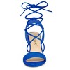 Allegra K Women's Back to College Lace Up Block High Heels Sandals - 3 of 4