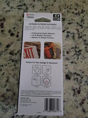 Velcro 4 X 2 Industrial Strength Strips : Target