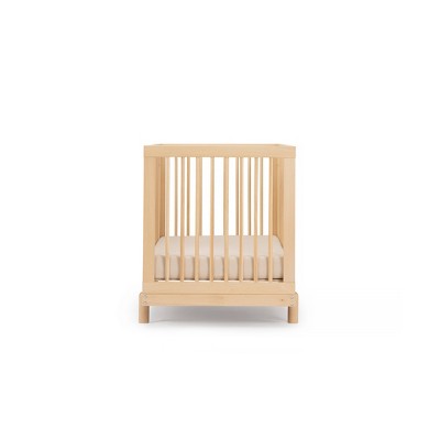 Natural Beechwood 4-in-1 Convertible Crib and Toddler Bed