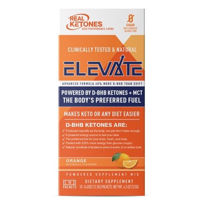 Real Ketones Prime Elevate Sticks - Orange - 10pk : Target