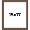 PosterPalooza | Elegant Brown Picture Frame - UV Acrylic, Foam Board Backing, Hanging Hardware - 2 of 4