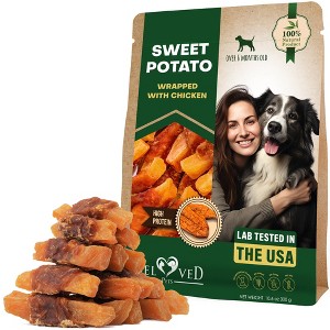 Beloved Pets Dog Treats Sweet Potato Wrapped with Chicken, Grain Free Chews 10.6 Oz - 1 Pack - 1 of 4